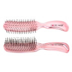 ILMH Щетка парикмахерская "Aqua Brush" розовая прозрачная М