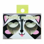 Накладные ресницы с клеем Beauty raccoon, объём 3D