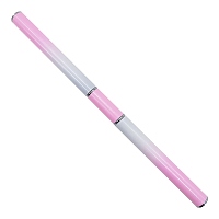 Irisk Professional Кисть для PolyGel овальная с лопаткой, в тубе розовая