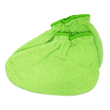 Jess Nail Носки для парафинотерапии светло-зеленые/зеленые, 1 пара