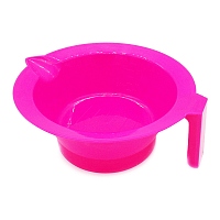 Melon Pro Чаша для красителя пластик с носиком 250 мл розовая 