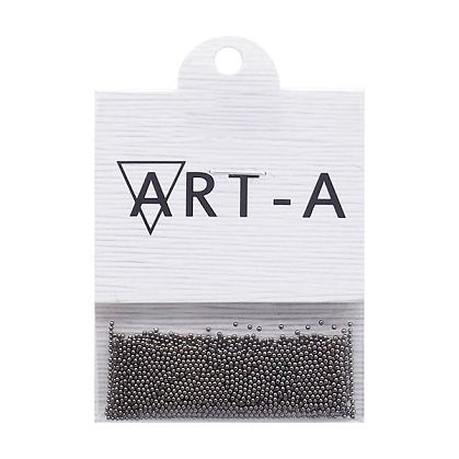 ART-A Декор бульонки металлические черные 0,8 мм 5 г