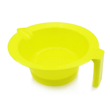 Melon Pro Чаша для красителя пластик с носиком 250 мл желтая 
