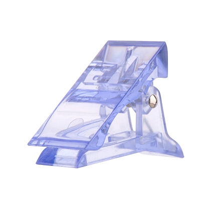 Irisk Professional Зажим-прищепка для фиксации верхних форм прозрачно-голубая, 1 шт.