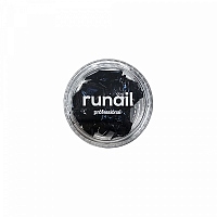 ruNail Дизайн для ногтей Фольга Поталь (6295 черный)