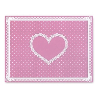 Jess Nail Салфетка силиконовая для маникюра розовая 30*39,5 см