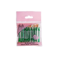 Irisk Professional Аппликаторы латексные 2х-сторонние с декорированной ручкой 63 мм, 12шт (06 зеленый)